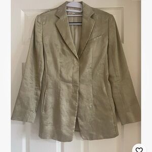 Giorgio Armani Light Tan Blazer vintage size 4